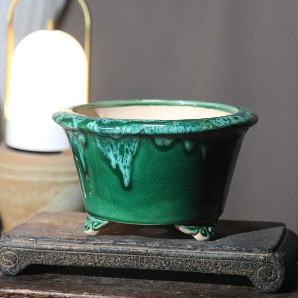 Desktop Potted Handmade Pots Flow Glaze