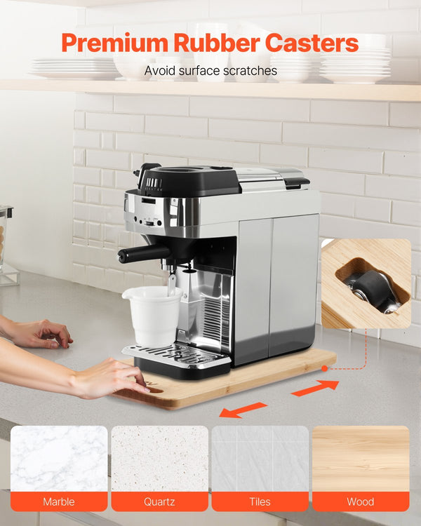 Appliance Slider 14.5 X 7.5 In Sliding Tray For Kitchen Countertop