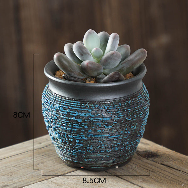Handmade ceramic succulent flower pots