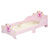 HOMCOM Kids Toddler Bed Princess Crown Theme Safety Side Rails Slats Home Bedroom Furniture Boys Girls 3-6 Yrs143 X 73 X 60 Cm