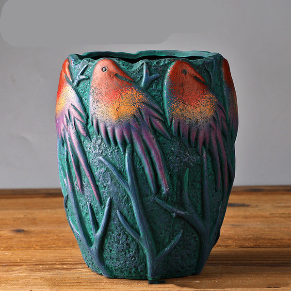 Succulent Flower Pots Ceramic Old Pile Pots