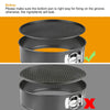 3Pcs Per Set Non-stick Springform Cake Pan Leakproof 9in 10in 11in Bakeware Pan With Removable Bottom