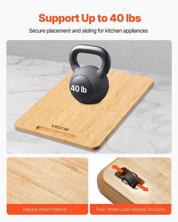 Appliance Slider 16 X 12 In Sliding Tray For Kitchen Countertop