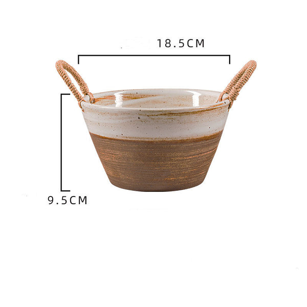 Antique Thickened Tableware In Home Stay Restaurants