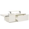 Lift Up Coffee Table, Coffee Table With Drawer, Wooden Tea Tables Sofa End Tables For Living Room Furniture , White