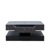 6.93IN High LED Coffee Table,Modern Coffee Table For Living Room,Living Room Tables,Large Living Room Furniture,LED Lights