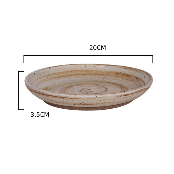 Antique Thickened Tableware In Home Stay Restaurants