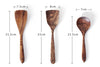 Solid Wood Household Non-stick Pan Wooden Spatula Set