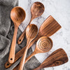 Solid Wood Household Non-stick Pan Wooden Spatula Set
