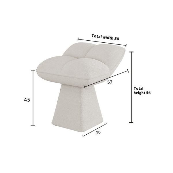 Living Room Home Dressing Rotating Low Stool Sofa