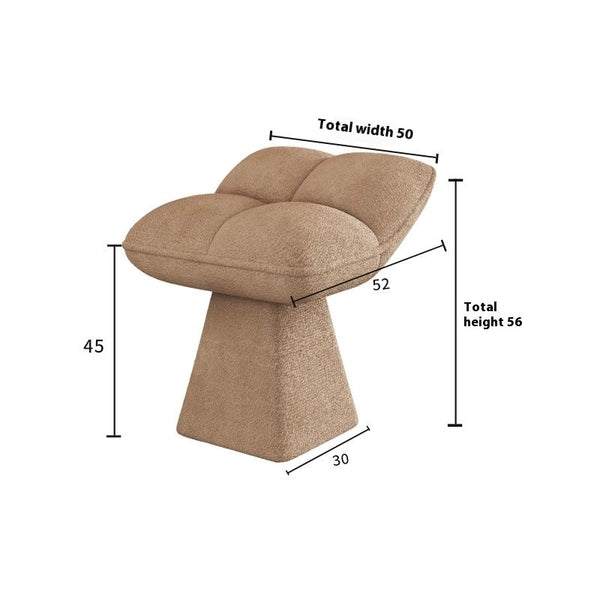 Living Room Home Dressing Rotating Low Stool Sofa