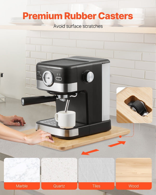 Appliance Slider 16 X 12 In Sliding Tray For Kitchen Countertop