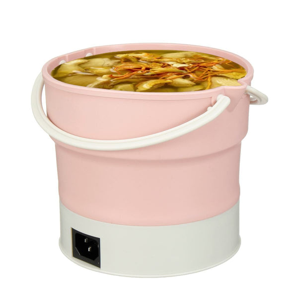 NEW Portable Folding Hot Pot Electric Cooker Skillet Kettle Heated Food Container Portable Rice Cooker Used In House 220V