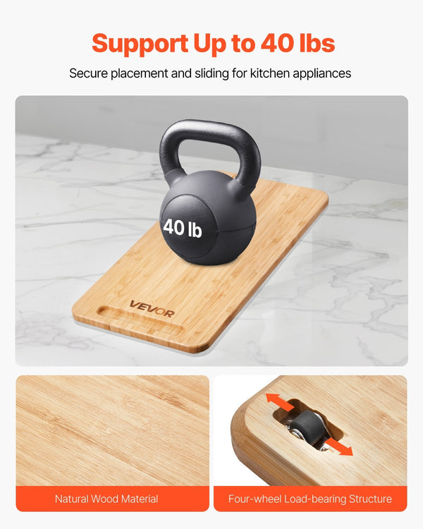 Appliance Slider 14.5 X 7.5 In Sliding Tray For Kitchen Countertop