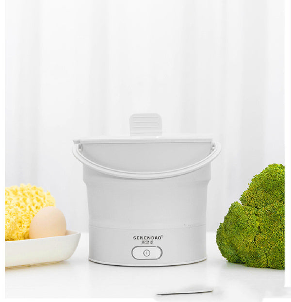 NEW Portable Folding Hot Pot Electric Cooker Skillet Kettle Heated Food Container Portable Rice Cooker Used In House 220V