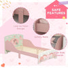 ZONEKIZ Toddler Bed Frame, Kids Bedroom Furniture For Ages 3-6 Years