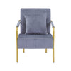 Modern Velvet Accent Chair For Living Room