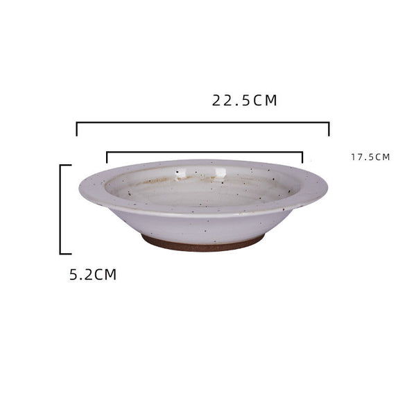 Antique Thickened Tableware In Home Stay Restaurants