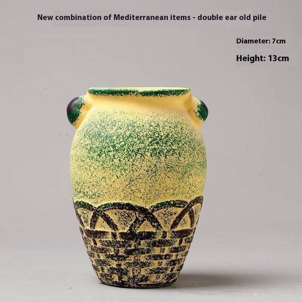 Creative Personality Mediterranean Stoneware Pots