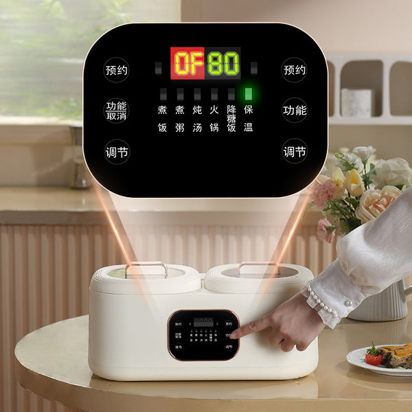 Home Smart Touch Screen Multi-function Bilateral Rice Cooker