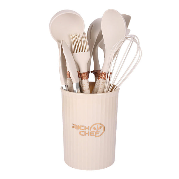 Kitchen Supplies Silicone Non-stick Pan Silicone Kitchenware 12-piece Set Suit