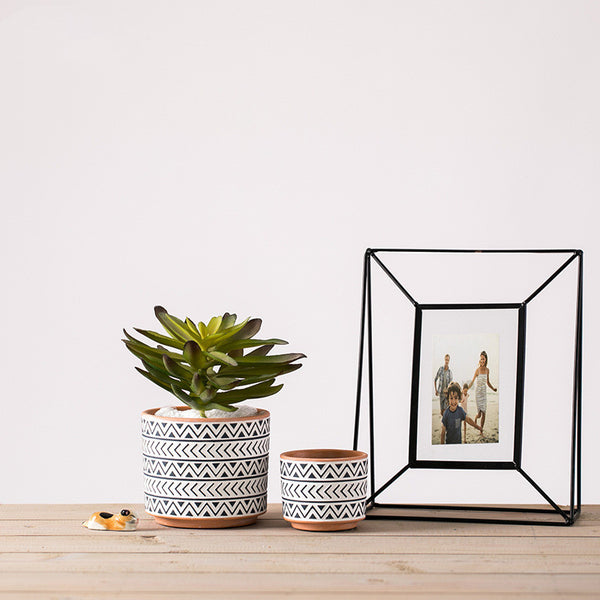 CeramicFlower Pots Nordic Style Geometric Flower Pots