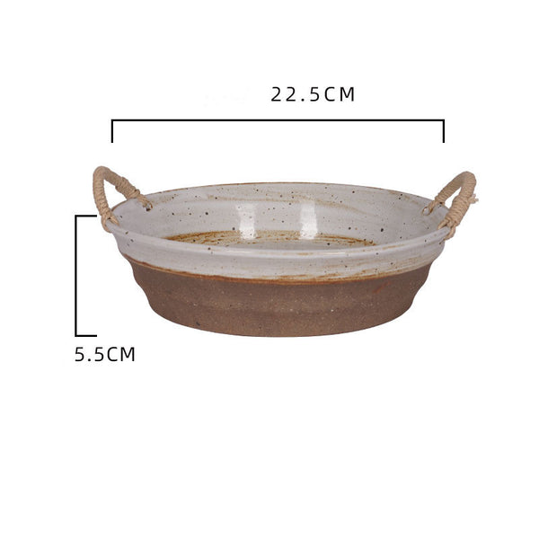 Antique Thickened Tableware In Home Stay Restaurants