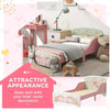 ZONEKIZ Toddler Bed Frame, Kids Bedroom Furniture For Ages 3-6 Years