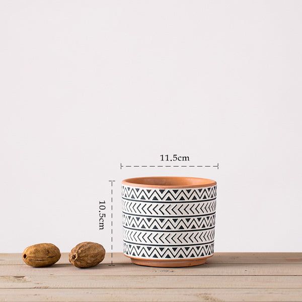 CeramicFlower Pots Nordic Style Geometric Flower Pots