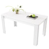 4 Seater Dining Room Table, MDF Wood Rectangle Modern Kitchen Dining,Room Furniture Unit, Small Kitchen Table,Coffee Table,Small Table For Home
