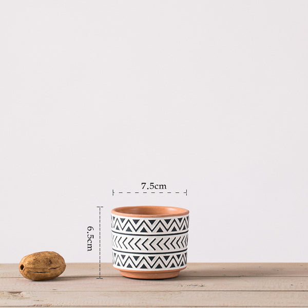 CeramicFlower Pots Nordic Style Geometric Flower Pots
