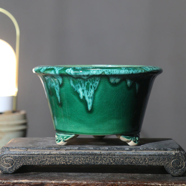 Desktop Potted Handmade Pots Flow Glaze