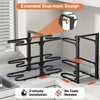 Pots And Pans Organizer, Adjustable 6-Tier Pots Organizer Rack For Cookware Heavy Duty Pots Rack For Kitchen Storage